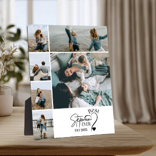 6 Best Stepmom Ever Custom Photo Collage  Plaque