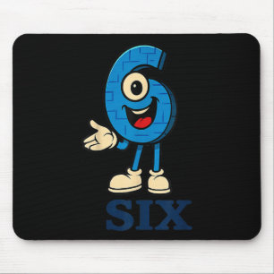 6 Brainrot 67 Six Seven 6 7 Meme Custome  Mouse Pad