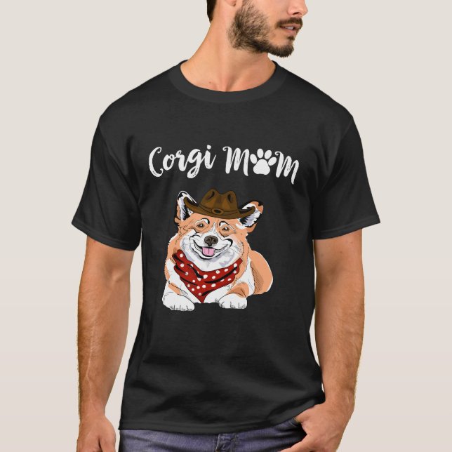 6 Corgi Mum T-Shirt (Front)