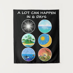 6 Days of Creation – Genesis 1-2 School Teacher Tapestry