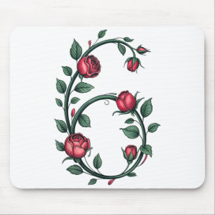 6 Floral 67 Rose Valentines Day Funny Love Matchin Mouse Pad