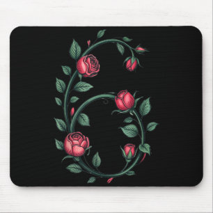 6 Floral 67 Rose Valentines Day Funny Love Matchin Mouse Pad