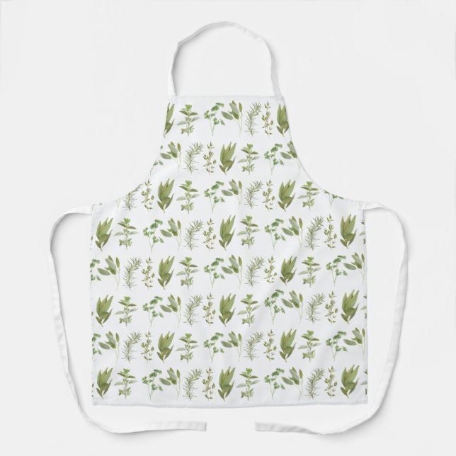 6 FRESH HERBS Apron (all-over print) - medium (Front)