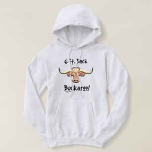 6 Ft. Back Buckaroo! Longhorn Steer Hoodie
