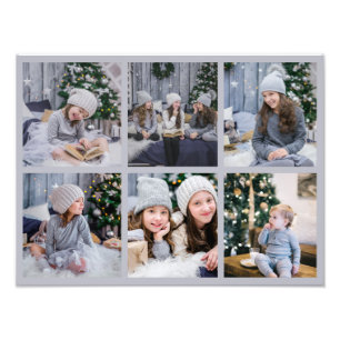 6 Kids Photo Shoot Gallery Display Grey Print