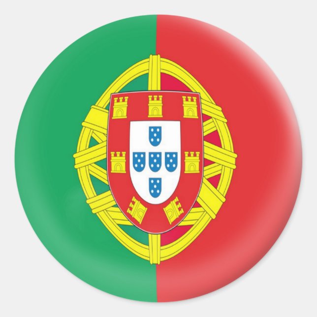 6 large stickers Portugal Portuguese flag (Front)