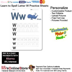 6 Learn To Spell Letter W Teacher Home Schooling