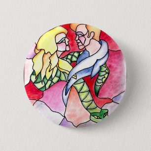6 - Lovers Cm Round Badge