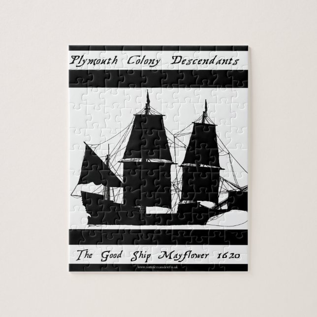 6 mayflower descendants jigsaw puzzle (Vertical)