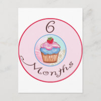 6 Months Cupcake Milestone