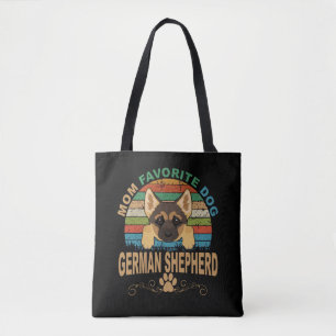 6 Mum Favourite Dog German Shepherd Tote Bag