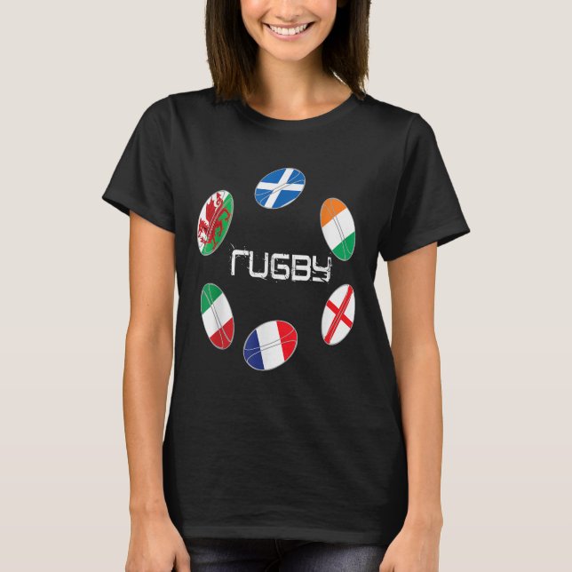 6 nations rugby tshirt T-Shirt (Front)