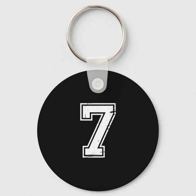 6 Number 67 Six Seven Meme  Key Ring (Front)