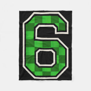6 Number Matching 67 Meme Men Women Boy Six Seven Fleece Blanket