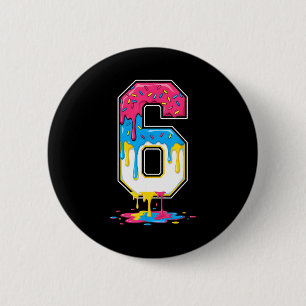 6 Number Seven Team Srts Ice Cream Drip Matching V 6 Cm Round Badge
