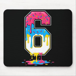 6 Number Seven Team Srts Ice Cream Drip Matching V Mouse Pad