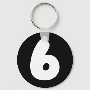 6 Number Six Seven 67 Gen Alpha Slang T Funny Meme Key Ring