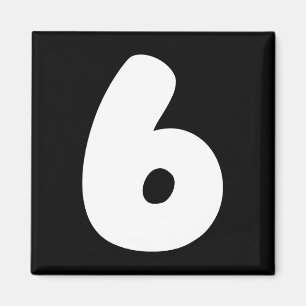 6 Number Six Seven 67 Gen Alpha Slang T Funny Meme Magnet