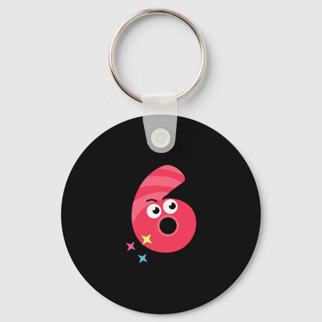 6 Of The 67 Meme  Key Ring (Front)