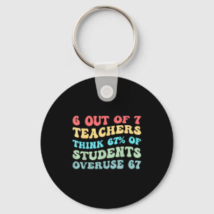 6 Out Of 7 Teachers Think 67% Of Students Overuse  Key Ring