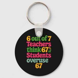 6 Out Of 7 Teachers Think 67% Of Students Overuse  Key Ring