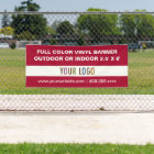6' Outdoor or Indoor Vinyl Banner Custom Sign