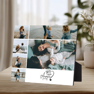 6 Personalised Best Aunt Photo Collage Plaque