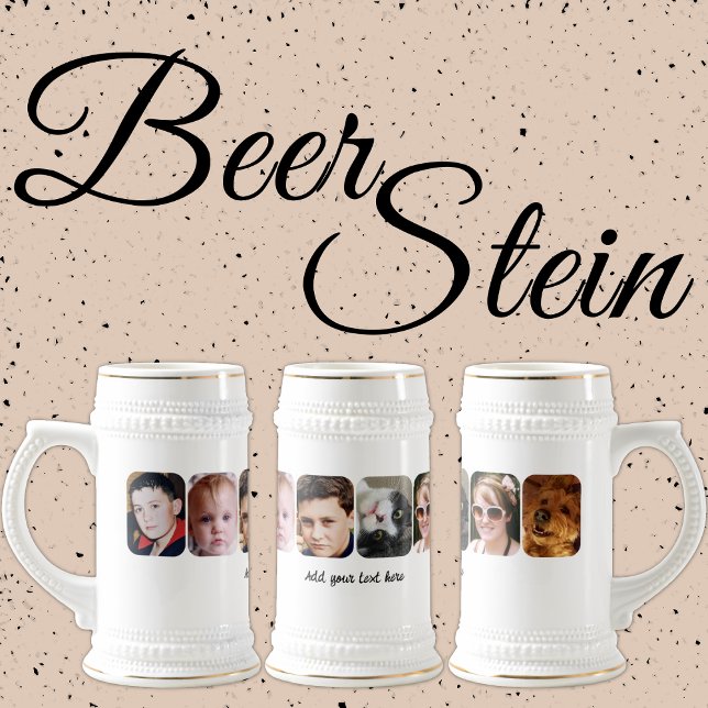 6 photo add text beer stein (Creator Uploaded)