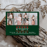 6 Photo Baby We are expecting Pregnancy Announceme Holiday Card<br><div class="desc">Celebrate your joyful news with our Multi Photo Christmas Pregnancy Announcement Card. This festive card features multiple photo slots, allowing you to share a series of cherished moments and highlight your exciting news in style. The design incorporates Christmas-themed elements such as ornaments, snowflakes, or holiday garlands, creating a warm and...</div>