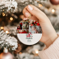 6 Photo Candy Cane Baby 1st Christmas