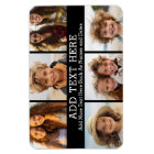 6 Photo Collage 2 Lines of Text -- CAN Edit Black