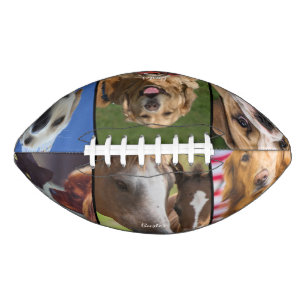 6 Photo Collage Custom Football