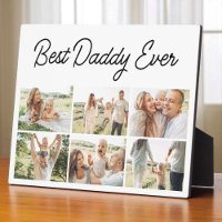 6 Photo Collage Father's Day Best Daddy Ever 
