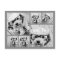 6 Photo Collage Optional Text -- CAN Edit Grey