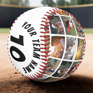 6 Photo Collage Player Number Team Name Softball