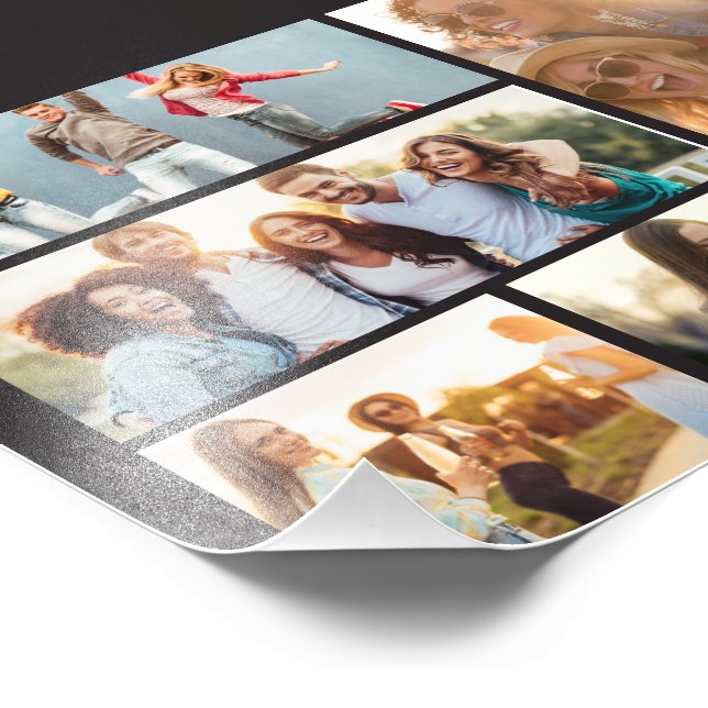 6 Photo Collage Template Personalise (Corner)