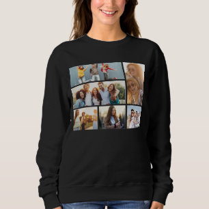 6 Photo Collage Template Personalise Sweatshirt