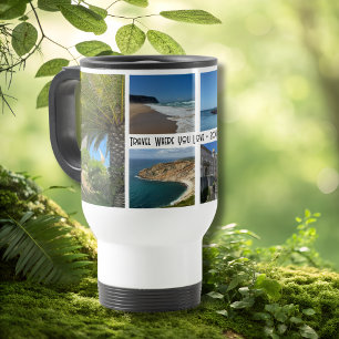6 Photo Collage Travel Custom Vacation Keepsake Mug