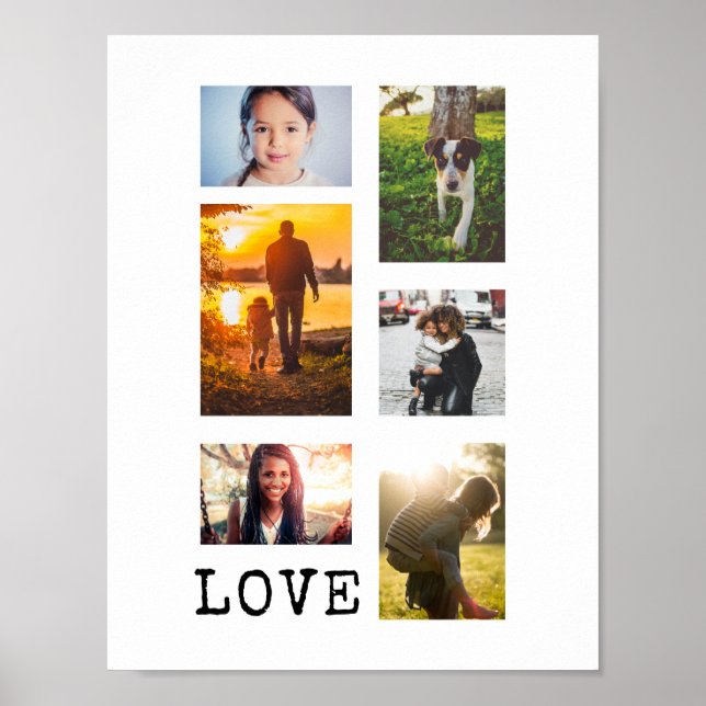 6 Photo Frame Collage Poster (Front)