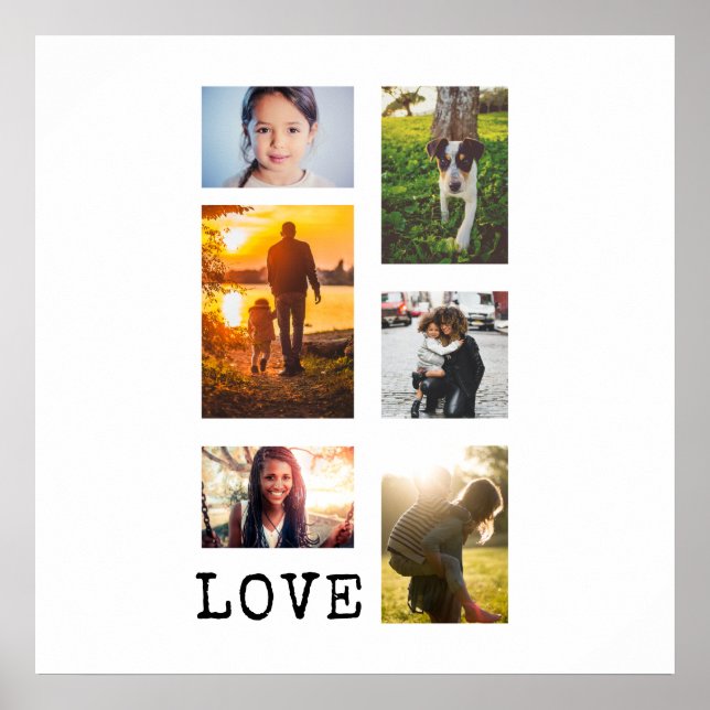 6 Photo Frame Collage Poster (Front)