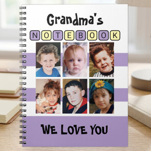 6 photo love you purple grandma's notebook