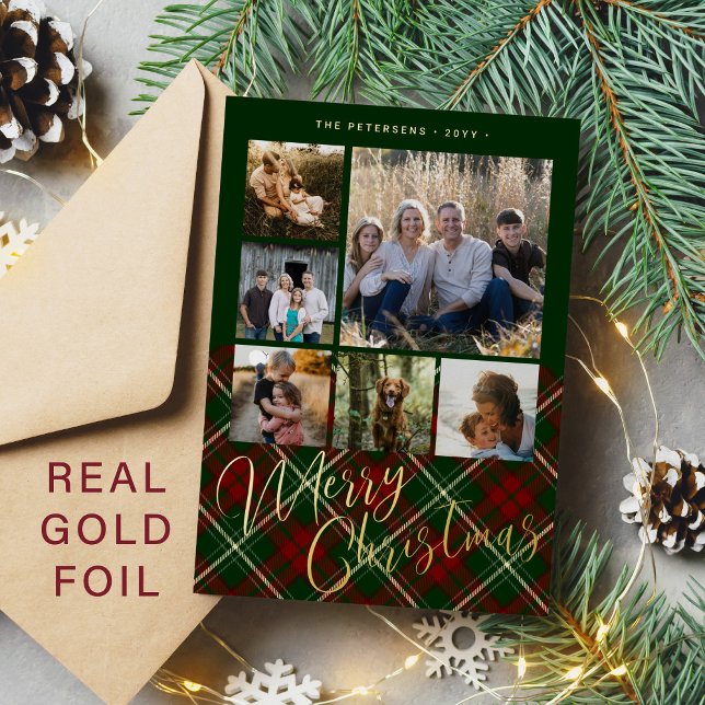 6 photos Merry Christmas family red green gold (Creator Uploaded)