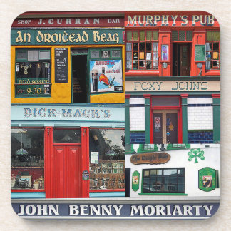 6 Plastic Irish Pubs Coasters, Dingle, Ireland Coaster