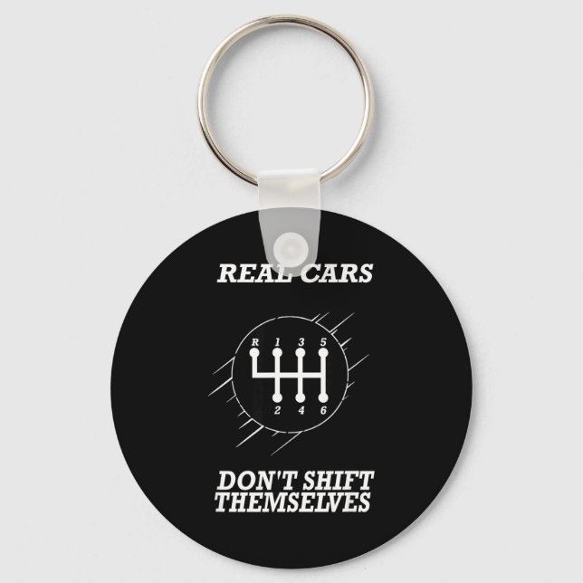6 Speed Manual Transmission Shift Pattern  Key Ring (Front)