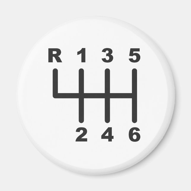 6 Speed Shift Gate Magnet (Front)