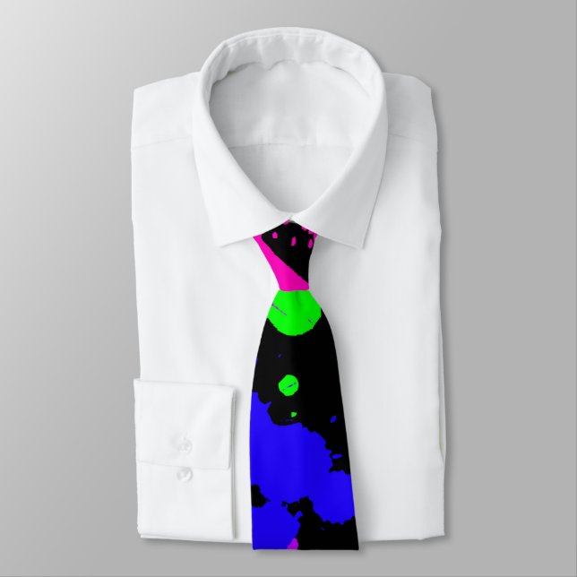 #6 Splattered blotched colours  Tie (Tied)