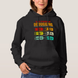 6 Stages Of Debugging Full Stack Coder Software De Hoodie