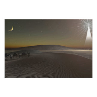 #6" x 24" paper poster with "Yonder Star" image
