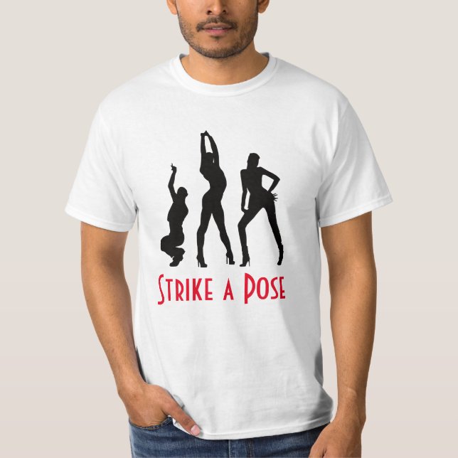 6 x Vogue dancer silhouettes T-Shirt (Front)