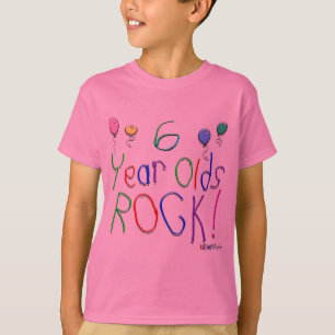 6 Year Olds Rock ! T-Shirt